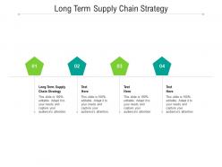 Long term supply chain strategy ppt powerpoint presentation inspiration clipart images cpb