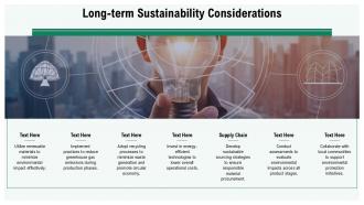 Long Term Sustainability Considerations Porogen PPT Presentation ST AI SS Long Term Sustainability Considerations Porogen PPT Presentation ST AI SS