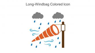 Long Windbag Colored Icon In Powerpoint Pptx Png And Editable Eps Format