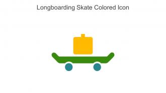 Longboarding Skate Colored Icon In Powerpoint Pptx Png And Editable Eps Format