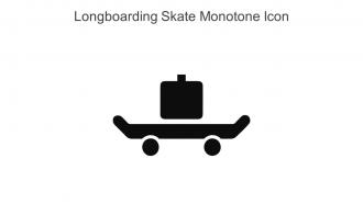 Longboarding Skate Monotone Icon In Powerpoint Pptx Png And Editable Eps Format