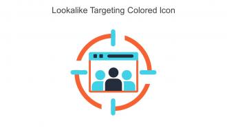 Lookalike Targeting Colored Icon In Powerpoint Pptx Png And Editable Eps Format