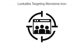 Lookalike Targeting Monotone Icon In Powerpoint Pptx Png And Editable Eps Format