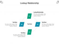 Lookup relationship ppt powerpoint presentation summary graphics cpb