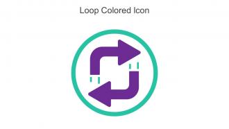Loop Colored Icon In Powerpoint Pptx Png And Editable Eps Format
