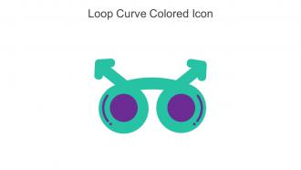 Loop Curve Colored Icon In Powerpoint Pptx Png And Editable Eps Format