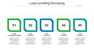Loop levelling surveying ppt powerpoint presentation infographic template brochure cpb