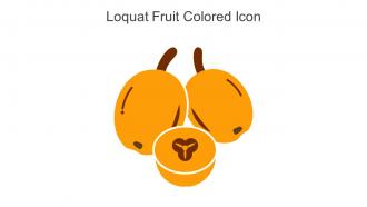 Loquat Fruit Colored Icon In Powerpoint Pptx Png And Editable Eps Format