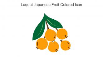 Loquat Japanese Fruit Colored Icon In Powerpoint Pptx Png And Editable Eps Format
