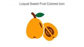 Loquat Sweet Fruit Colored Icon In Powerpoint Pptx Png And Editable Eps Format
