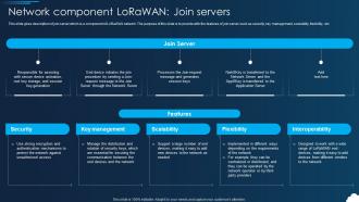 Lorawan Network Component Lorawan Join Servers