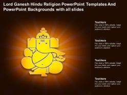 Lord ganesh hindu religion powerpoint templates with all slides ppt powerpoint