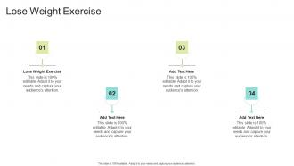 Lose Weight Exercise In Powerpoint And Google Slides Cpb