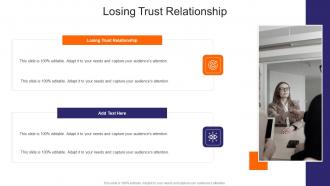 Losing Trust Relationship In Powerpoint And Google Slides Cpb