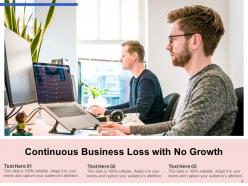 Loss Business Revenue Growth Statistic Ongoing Company