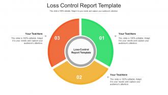 Loss control report template ppt powerpoint presentation infographics inspiration cpb