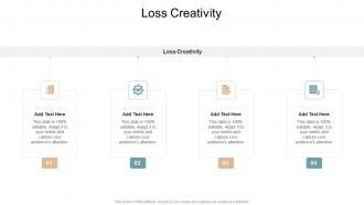 Loss Creativity In Powerpoint And Google Slides Cpb