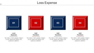 Loss Expense Ppt Powerpoint Presentation Icon Picture Cpb