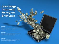 Loss image displaying money and brief case