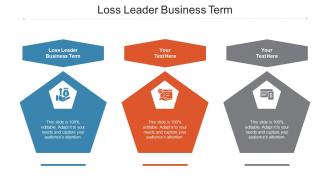 Loss Leader Business Term Ppt Powerpoint Presentation Outline Show Cpb