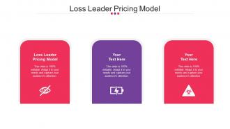 Loss Leader Pricing Model Ppt Powerpoint Presentation Professional Graphics Template Cpb
