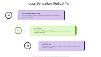 Loss Sensation Medical Term In Powerpoint And Google Slides Cpb
