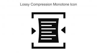 Lossy Compression Monotone Icon In Powerpoint Pptx Png And Editable Eps Format