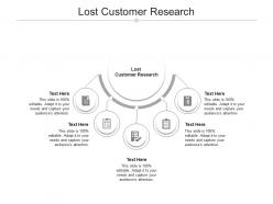 Lost customer research ppt powerpoint presentation file deck cpb