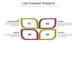Lost customer research ppt powerpoint presentation show graphic tips cpb