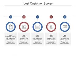 Lost customer survey ppt powerpoint presentation pictures gallery cpb