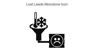 Lost Leads Monotone Icon In Powerpoint Pptx Png And Editable Eps Format