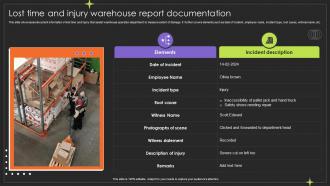 Lost Time And Injury Warehouse Report Documentation