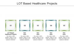 Lot based healthcare projects ppt powerpoint presentation gallery graphics cpb
