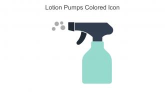 Lotion Pumps Colored Icon In Powerpoint Pptx Png And Editable Eps Format