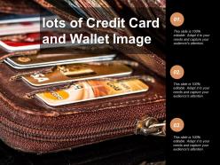 Lots Of Credit Card And Wallet Image