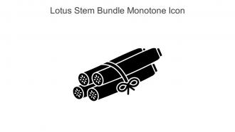 Lotus Stem Bundle Monotone Icon In Powerpoint Pptx Png And Editable Eps Format