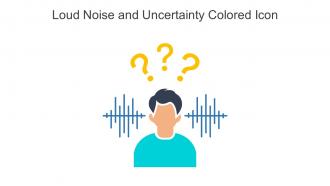 Loud Noise And Uncertainty Colored Icon In Powerpoint Pptx Png And Editable Eps Format