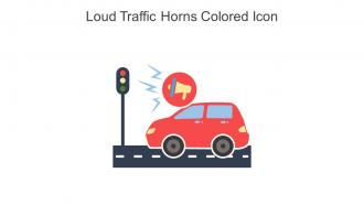 Loud Traffic Horns Colored Icon In Powerpoint Pptx Png And Editable Eps Format