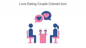 Love Dating Couple Colored Icon In Powerpoint Pptx Png And Editable Eps Format