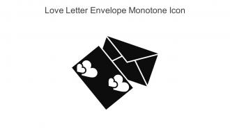 Love Letter Envelope Monotone Icon In Powerpoint Pptx Png And Editable Eps Format