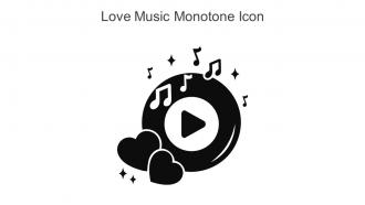 Love Music Monotone Icon In Powerpoint Pptx Png And Editable Eps Format