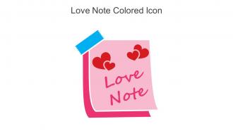 Love Note Colored Icon In Powerpoint Pptx Png And Editable Eps Format