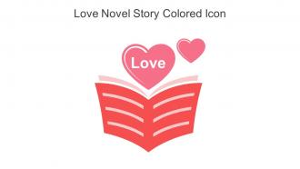 Love Novel Story Colored Icon In Powerpoint Pptx Png And Editable Eps Format