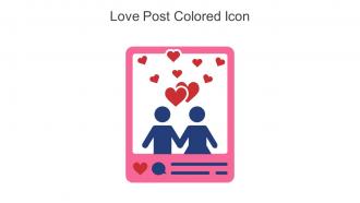 Love Post Colored Icon In Powerpoint Pptx Png And Editable Eps Format