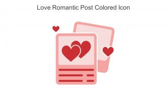 Love Romantic Post Colored Icon In Powerpoint Pptx Png And Editable Eps Format