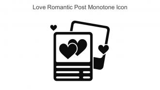Love Romantic Post Monotone Icon In Powerpoint Pptx Png And Editable Eps Format