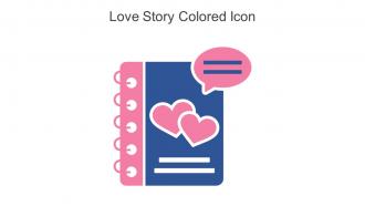 Love Story Colored Icon In Powerpoint Pptx Png And Editable Eps Format