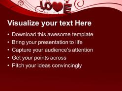 Love wedding occassion powerpoint templates ppt themes and graphics 0213