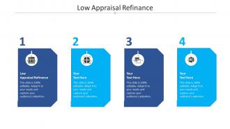 Low appraisal refinance ppt powerpoint presentation pictures design inspiration cpb