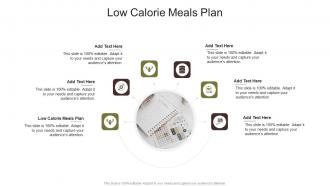 Low Calorie Meals Plan In Powerpoint And Google Slides Cpb